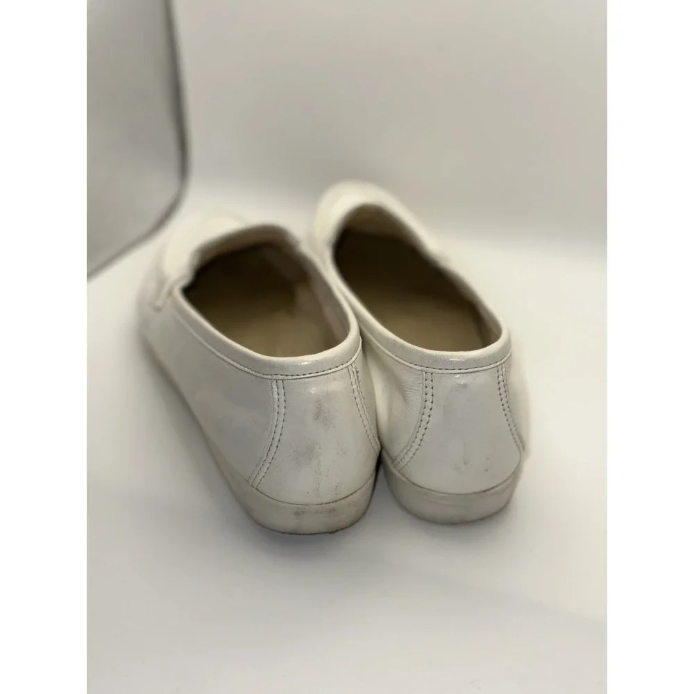 SAS Womens Wink Penny Loafers White Comfort‎ Leather Shoes, size US 8.5 M